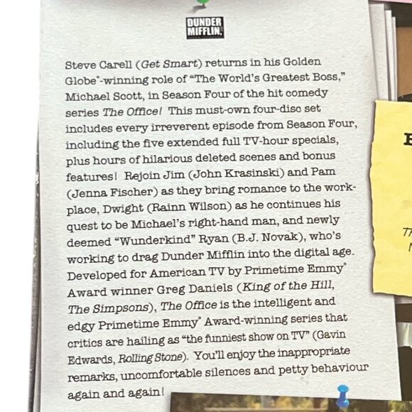 💕4 for $20💕 DVDs The Office Season Four 4 Disc Set - Picture 4 of 8